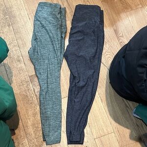 All in Motion Women's Gray and Dark Gray Leggings